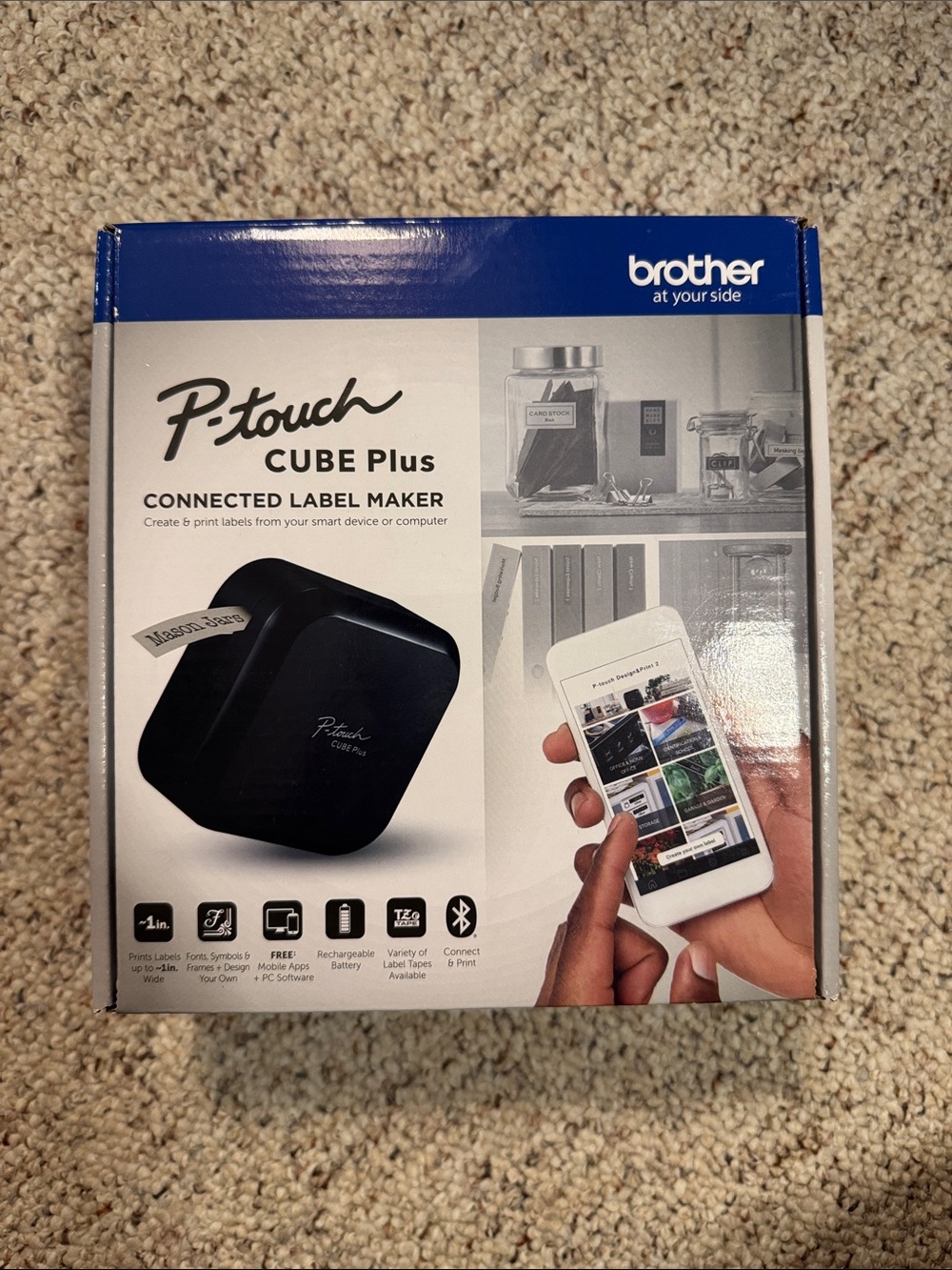 Brother P-touch Cube Plus label maker